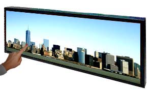 Stretched Public Display Touch